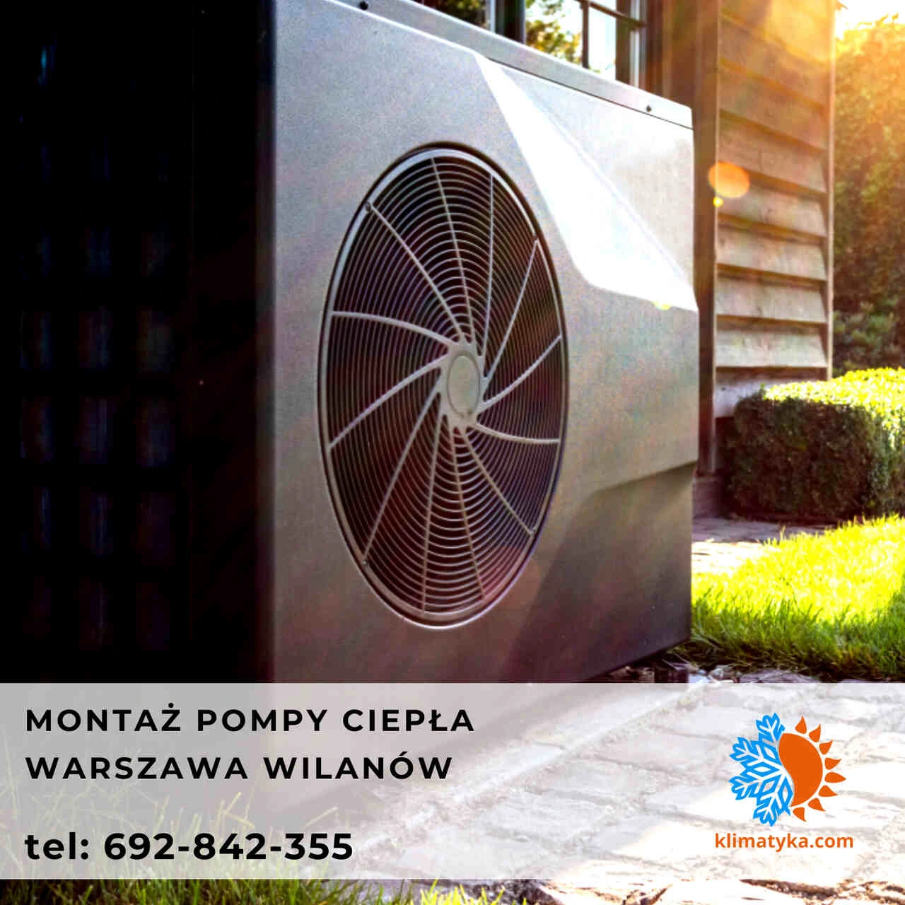 montaż pompy ciepła warszawa wilanów