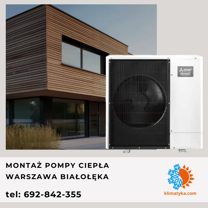 montaż pompy ciepła warszawa białołęka